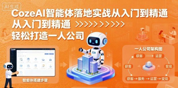 CozeAI智能体落地实战从入门到精通，轻松打造一人公司-沈臣知识库