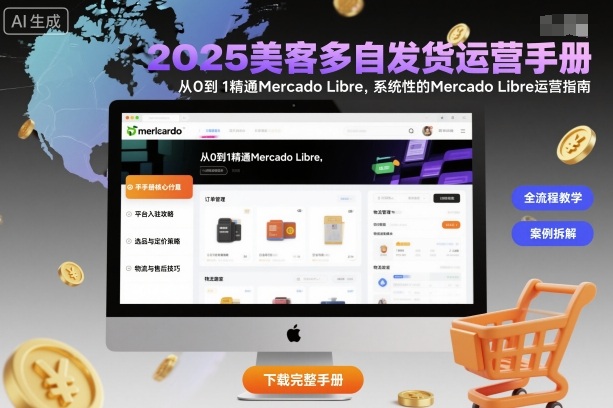 2025美客多自发货运营手册:从0到1精通Mercado Libre,系统性的Mercado Libre运营指南-沈臣知识库