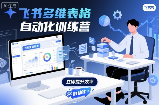 飞书多维表格自动化训练营，手把手教你告别重复处理，用多维表格开启高效办公新模式-沈臣知识库